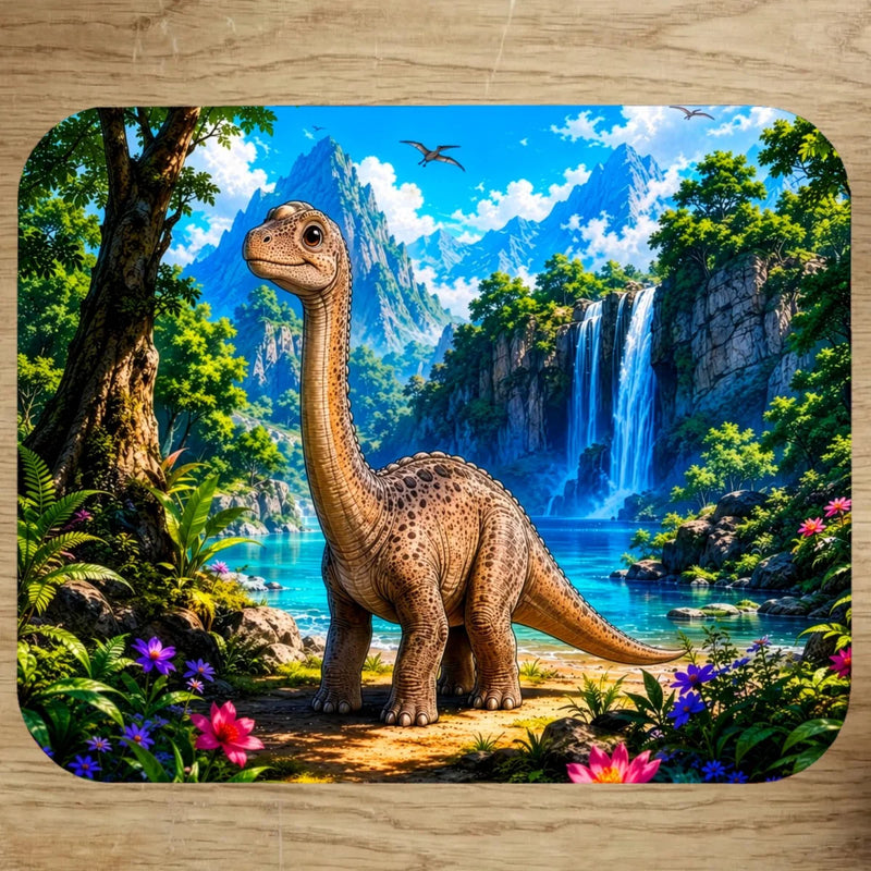 Tapis de Souris Dinosaure illustré à la main en Anjou