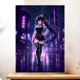 Affiche Akeno Himejima High School DxD illustrée à la main en Anjou