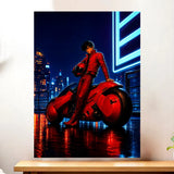 Affiche Akira illustrée à la main en Anjou