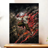Affiche Rudo Gachiakuta illustrée à la main en Anjou