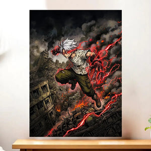 Affiche Rudo Gachiakuta illustrée à la main en Anjou