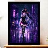 Cadre Noir Akeno Himejima High School DxD illustré à la main en Anjou