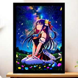 Cadre Noir Oshi No Ko illustré à la main en Anjou