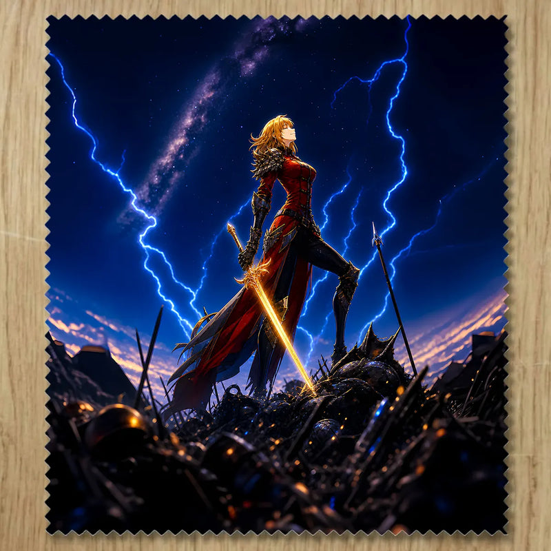Chiffonnette Cha Hae-In Solo Leveling illustrée à la main en Anjou
