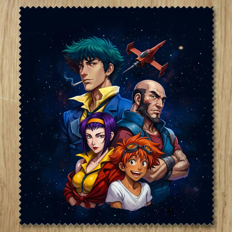 Chiffonnette Cowboy Bebop illustrée à la main en Anjou