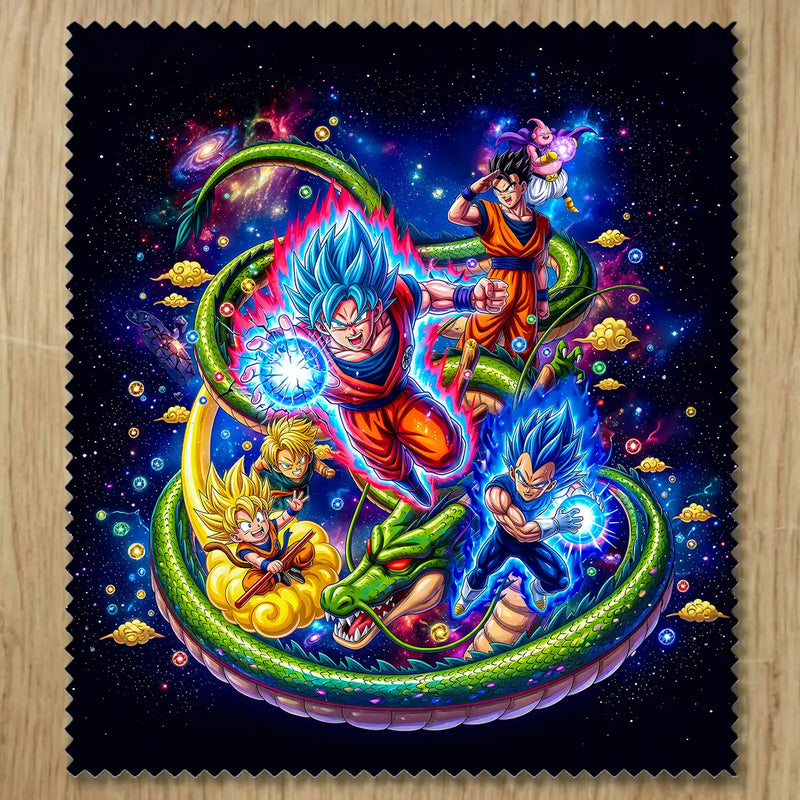 Chiffonnette Dragon Ball Super illustrée à la main en Anjou