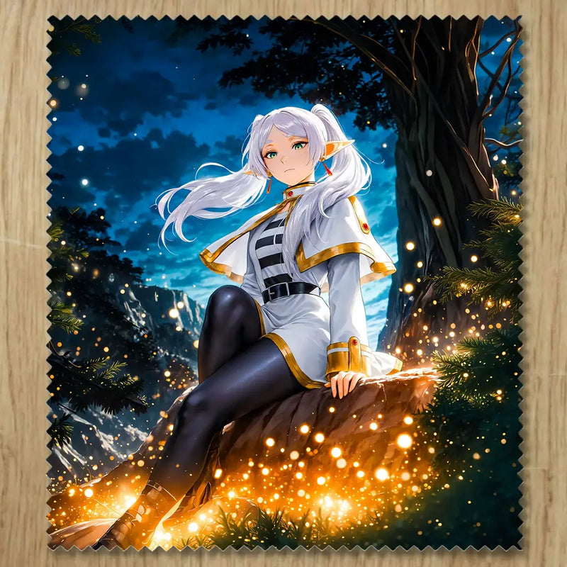 Chiffonnette Frieren Sousou no Frieren illustré à la main en Anjou