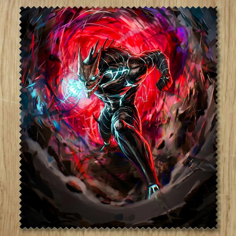 Chiffonnette Kaiju No 8 illustré à la main en Anjou