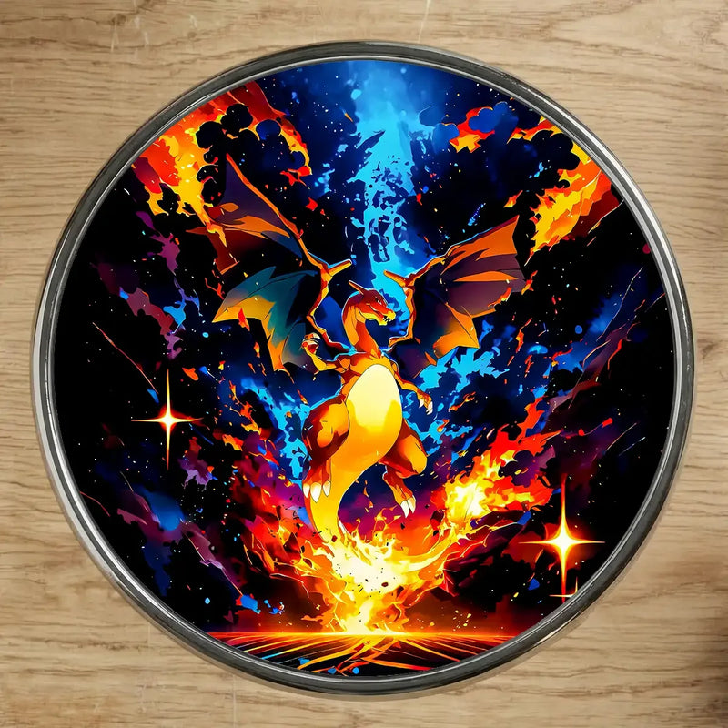 Magnet Dracaufeu Pokémon illustré à la main en Anjou