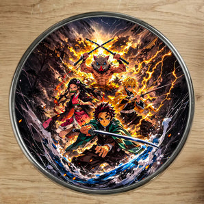 Magnet Kimetsu no Yaiba Demon Slayer illustré à la main en Anjou