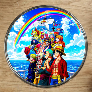 Magnet Mugiwara illustré à la main en Anjou