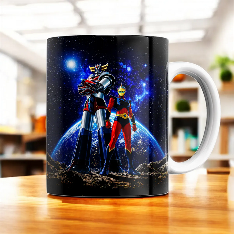 Mug Actarus Goldorak illustré à la main en Anjou