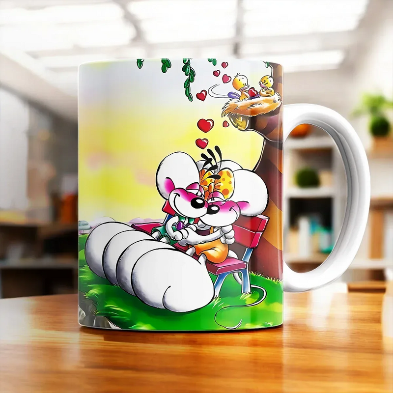 Mug Diddl illustré à la main en Anjou