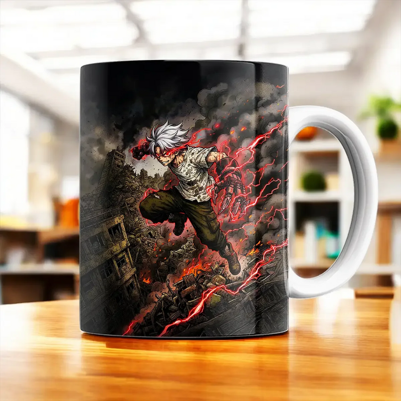Mug Rudo Gachiakuta illustré à la main en Anjou