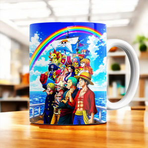 Mug Mugiwara illustré à la main en Anjou