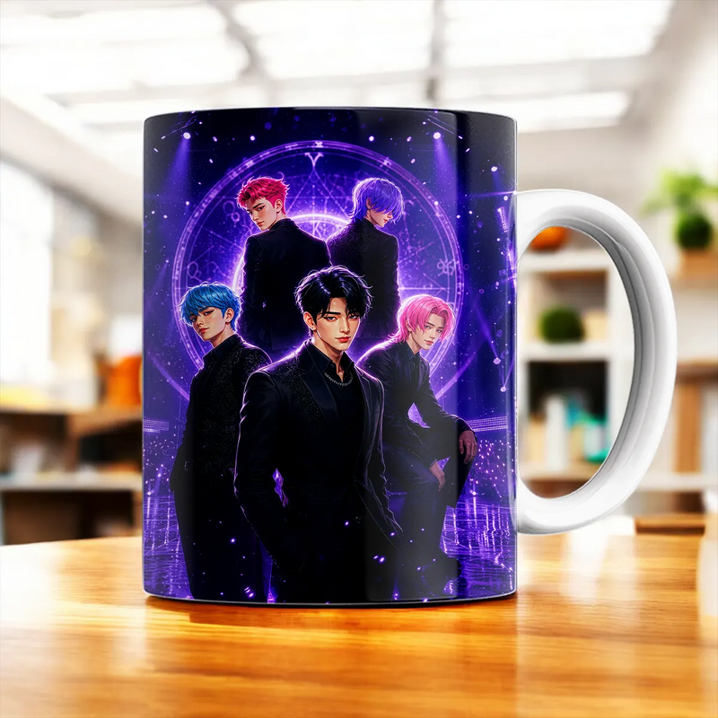 Mug Saja Boys illustré à la main en Anjou