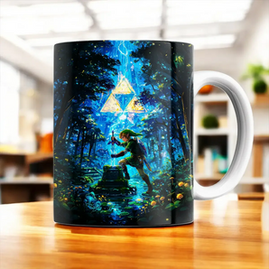 Mug Zelda illustré à la main en Anjou