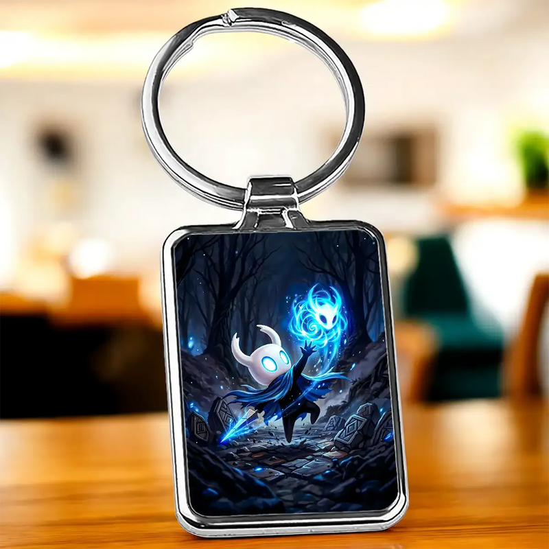 Porte-clé Hollow Knight illustré à la main en Anjou