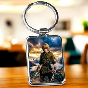 Porte Clé Vinland Saga illustré à la main en Anjou