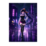 Poster Akeno Himejima High School DxD illustré à la main en Anjou