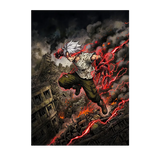 Poster Rudo Gachiakuta illustré à la main en Anjou