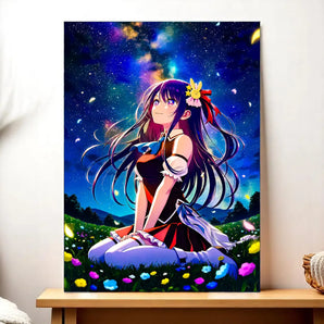 Tableau Oshi No Ko illustré à la main en Anjou