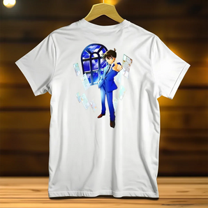 T-Shirt Detective Conan illustré à la main en Anjou
