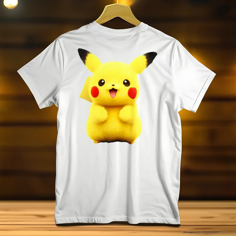 T-Shirt Pikachu illustré à la main en Anjou