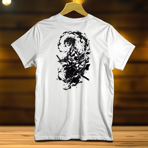 T-Shirt Tanjiro illustré à la main en Anjou