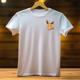T-Shirt Evoli Pokémon illustré à la main en Anjou