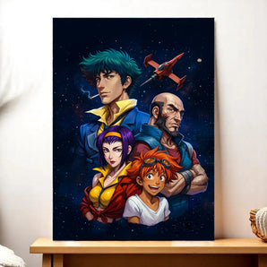 Tableau Cowboy Bebop illustré à la main en Anjou