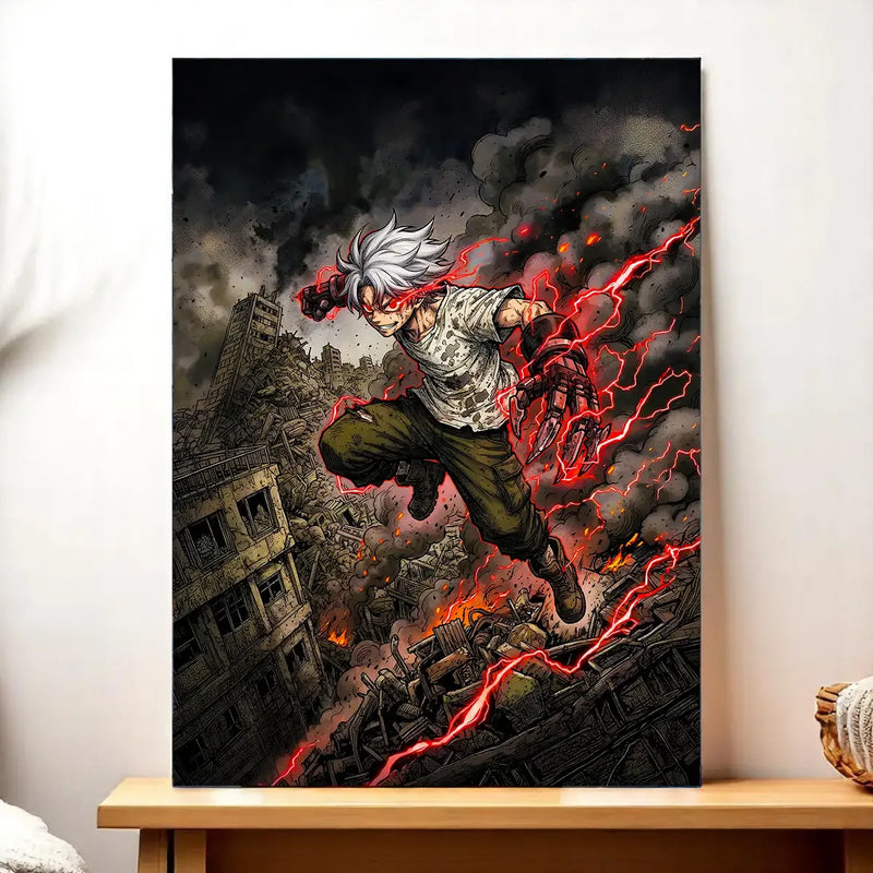 Tableau Rudo Gachiakuta illustré à la main en Anjou