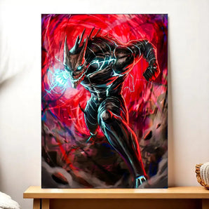 Tableau Kaiju No 8 illustré à la main en Anjou