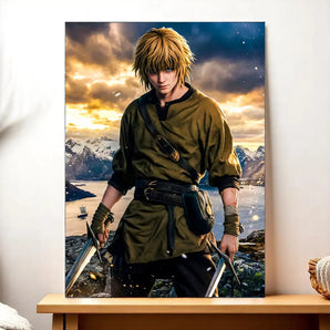 Tableau Vinland Saga illustré à la main en Anjou