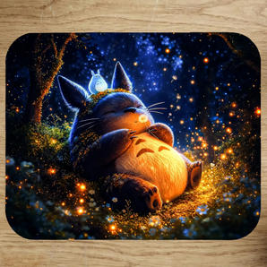 Tapis de souris Totoro illustré à la main en Anjou