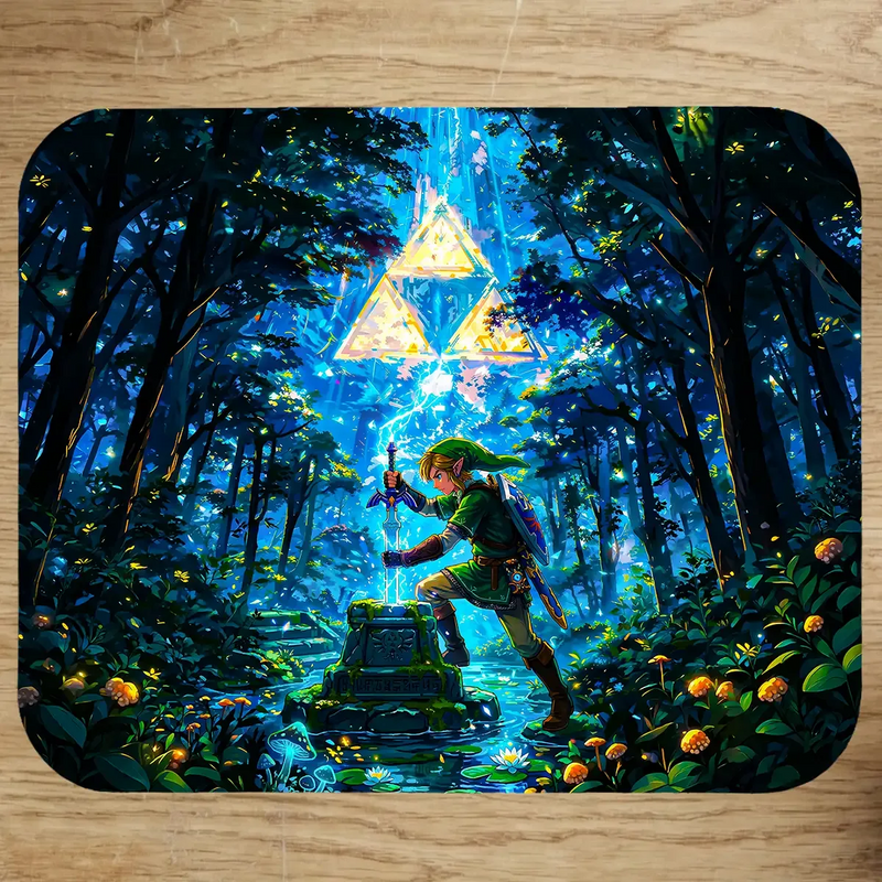 Tapis de Souris Zelda illustré à la main en Anjou