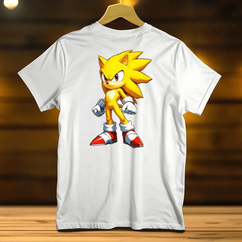 T-Shirt Super Sonic illustré à la main en Anjou