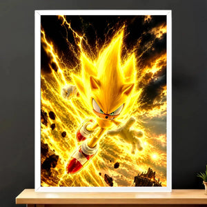 Cadre Blanc Super Sonic