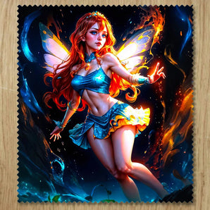 Chiffonnette Bloom Winx illustrée à la main en Anjou