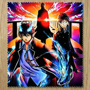Chiffonnette Blue Exorcist illustrée à la main en Anjou