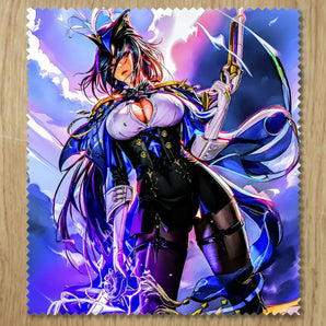 Chiffonnette Clorinde Genshin Impact illustrée à la main en Anjou