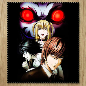 Chiffonnette Personnages Death Note illustrée à la main en Anjou