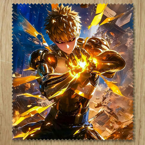 Chiffonnette Genos One Punch Man illustrée à la main en Anjou