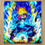 Chiffonnette Gohan SSJ2 Dragon Ball Z illustrée à la main en Anjou