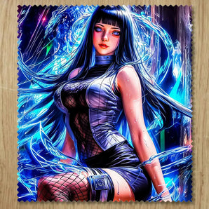 Chiffonnette Hinata Naruto illustrée à la main en Anjou