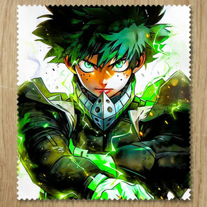 Chiffonnette Izuku My Hero Academia illustrée à la main en Anjou