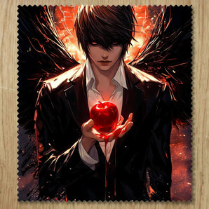 Chiffonnette Kira Death Note illustrée à la main en Anjou