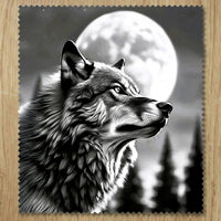 Chiffonnette Loup Monochrome