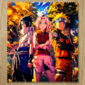 Chiffonnette Naruto Equipe 7 illustrée à la main en Anjou