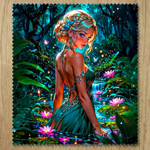 Chiffonnette Nymphe illustrée à la main en Anjou